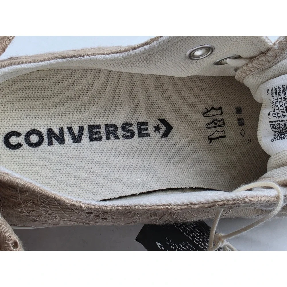 Converse‎ Chuck Taylor All Star Lift Low Bow Womens 7 Nutty Granola A10246C
